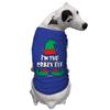 I'm The Crazy Elf - Dog Shirt (Royal Blue, X-Small) view 2
