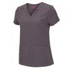 M&M SCRUBS Mens Scrub Set Medical Scrub Top and Pants 8400 (Charcoal, X-Small) view 2