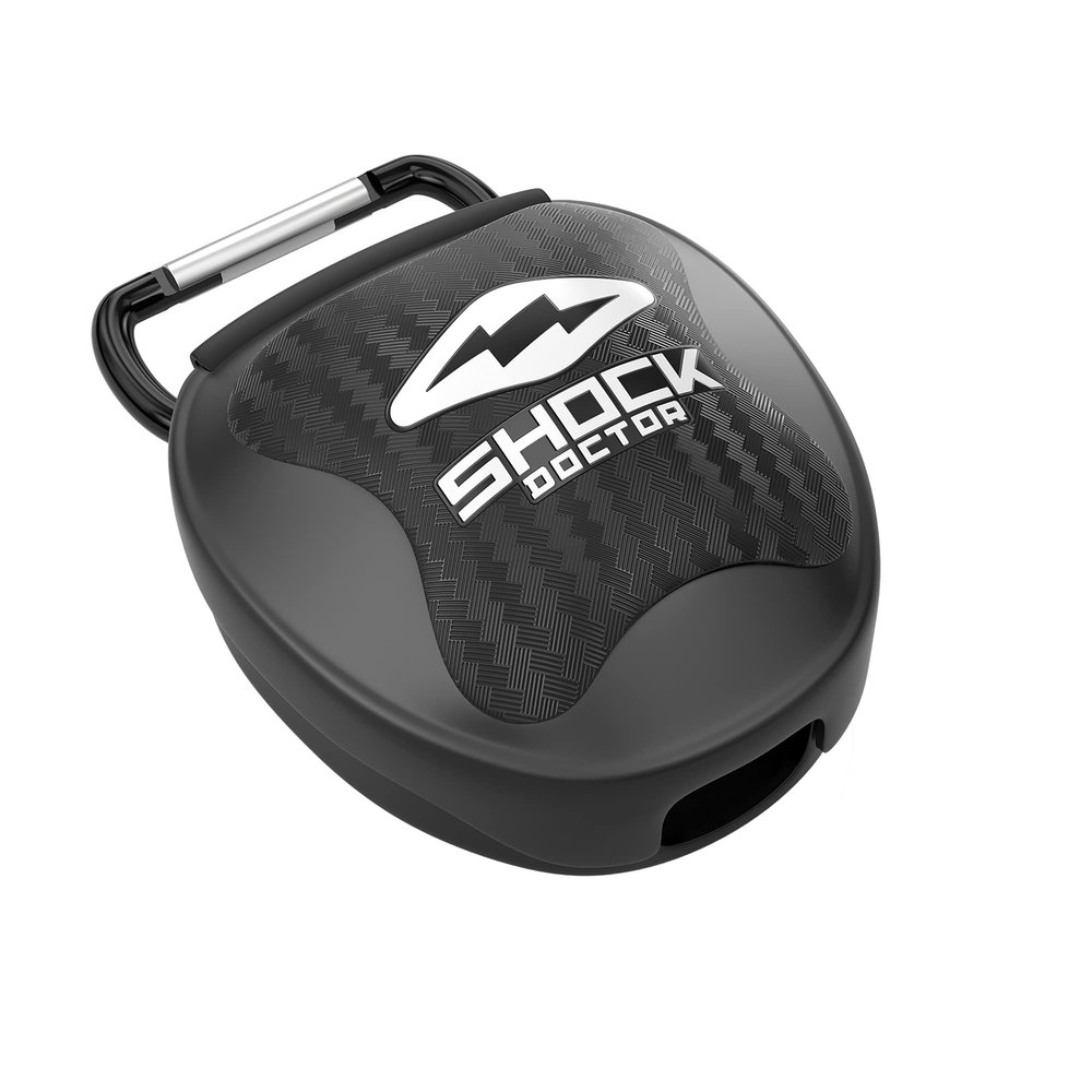 Shock Doctor Mouth Guard Case, Ventilated, Universal Storage for Mouthguard, Adult & Youth Sizes