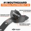 Shock Doctor Bolt Lipguard, OSFA, Dark Green view 2