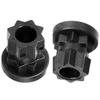 2pcs Track Mounting Base Track Gear Adapter Track Mount Slide Rail Bracket for Boat Fishing Rod view 1