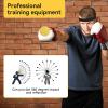 Agatige Boxing Reflexion Ball, Professional Punching Fight React Head Ball with Headband, Speeds Hand Eye Reaction & Coordination Boxing Equipment for Kids and Adults(Yellow) view 2