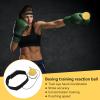 Agatige Boxing Reflexion Ball, Professional Punching Fight React Head Ball with Headband, Speeds Hand Eye Reaction & Coordination Boxing Equipment for Kids and Adults(Yellow) view 4