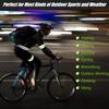 Gejoy 16 Pieces Reflective Bands Reflector Bands for Wrist, Arm, Ankle, Leg, High Visibility Reflective Gear Safety Reflector Tape Straps for Night Walking, Cycling and Running (Green, Black) view 4