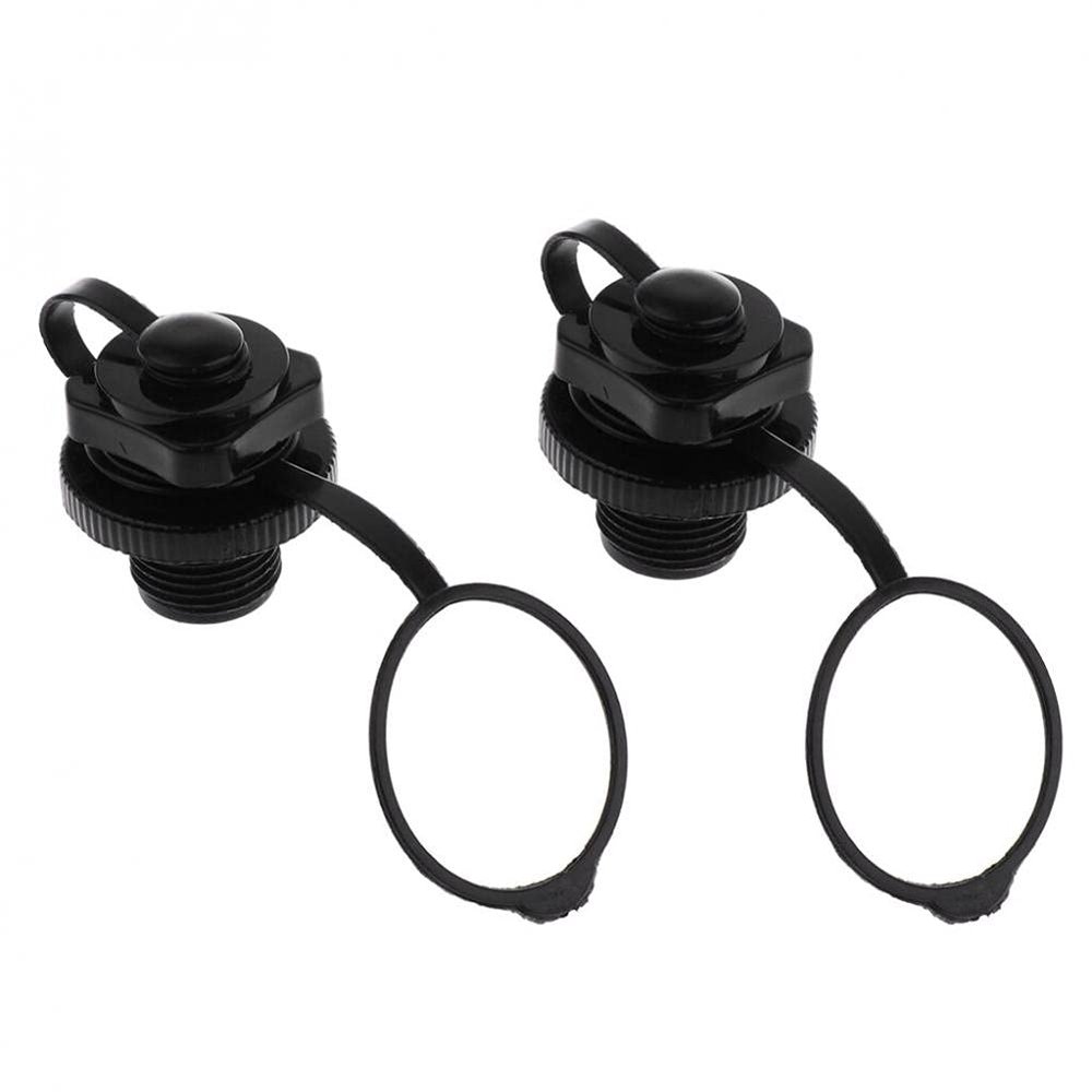 Froiny 2pcs Air Nozzle Plastic Safety Inflatable Boat Air Replacement Durable Raft Mattress Airbed Gas Nozzle