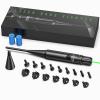 EZshoot Bore Sight Kit for .17 to 12GA Rifles Pistols Green or Red Laser Sight Boresighter with Big Button Switch view 1
