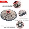 Mountain bike 11Speed 11-42T gearwheel Silver&black steel MTB bicycle freewheel for shimano HG sram cycling sprocket accessories (11Speed 11-42T Black) view 4
