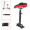 Electric Scooter Seat, PU + Aluminum Alloy Adjustable Height Support Frame Scooter Saddle with Screws Fit M365 Pro 2 Scooter Seat view 2