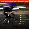 Gejoy 16 Pieces Reflective Bands Reflector Bands for Wrist, Arm, Ankle, Leg, High Visibility Reflective Gear Safety Reflector Tape Straps for Night Walking, Cycling and Running (Green, Pink) view 4