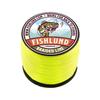 FISHLUND Braided Fishing Line, Strong, Smooth, Round, Sensitive, Test Pound Braided Line, Fluorescent Yellow, 120 LB 1094 Yards (1000M) - 8 Strands view 1