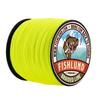 FISHLUND Braided Fishing Line, Strong, Smooth, Round, Sensitive, Test Pound Braided Line, Fluorescent Yellow, 120 LB 1094 Yards (1000M) - 8 Strands view 4