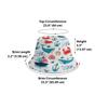 WIRESTER Reversible Bucket Hat Unisex Girl Women Men for Summer Outdoor Travel - Marine Boat Crab Pattern view 3