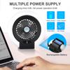 XINLIFE 21 LED Camping Fan Light USB Rechargeable Lantern Portable Hanging Tent Lamp for Camping, Hiking, Hurricane,Emergency,Round view 3