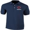 Qraphic Tee Paramedic Polo Shirt, DryBlend with Front and Back Screen Print. (Navy, XXX-Large)