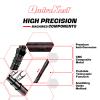 QudraKast Fishing Rod and Reel Combos - High Precision Machined Pattern Telescopic Fishing Pole and 12+1 Full Metal Ultra Smooth Spinning Reel Combos with Carrier Bag view 3