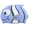 1pc Kids Swimming Cap Children Watersport Ear Protector Waterproof Cartoon Fish Diving Hat Elastic Silicone Swim Pool Caps for Boys Girls view 1