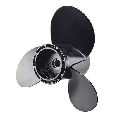 XMEIFEI PARTS for Suzuki Outboard Propeller 20hp 25hp 30hp 10 1/4x11 Boat Motor Aluminum Screw 3 Blade 10 Spline Fit 20 25 30 hp 10.25 * 11inch