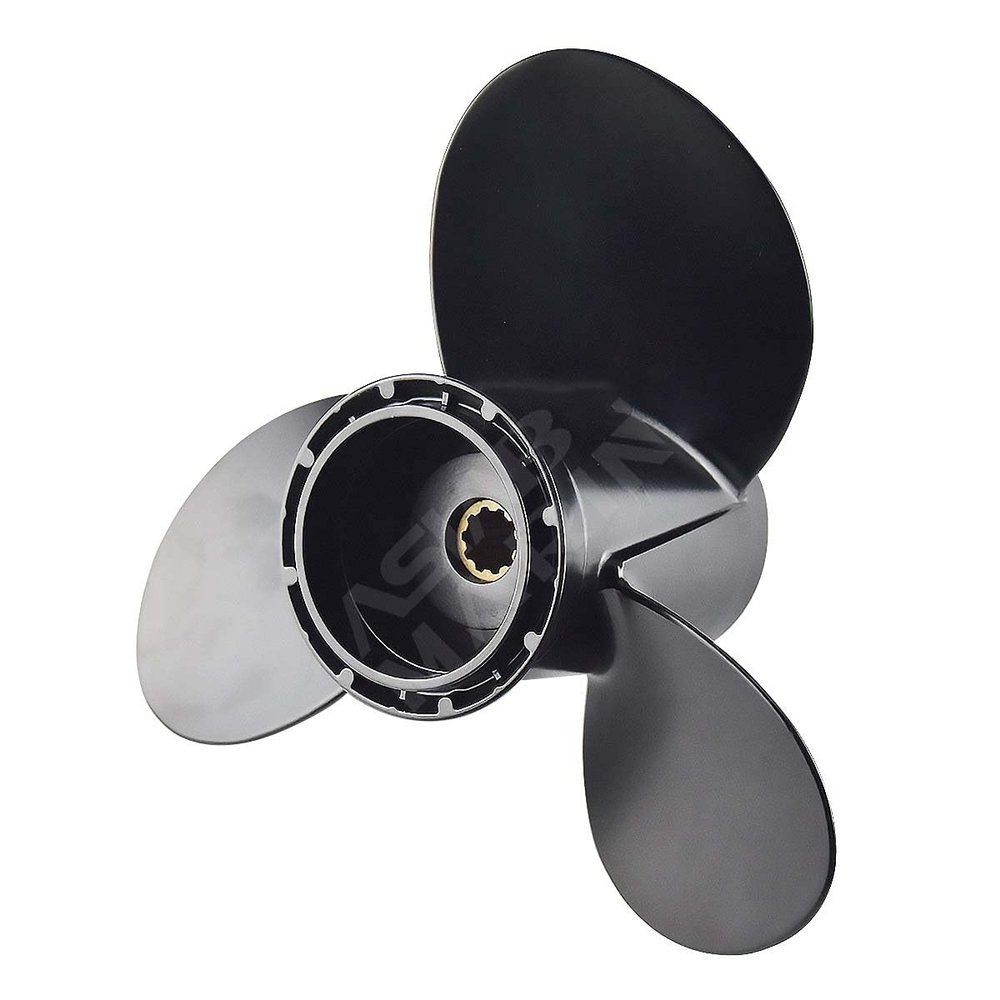 XMEIFEI PARTS for Suzuki Outboard Propeller 20hp 25hp 30hp 10 1/4x11 Boat Motor Aluminum Screw 3 Blade 10 Spline Fit 20 25 30 hp 10.25 * 11inch