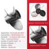 XMEIFEI PARTS for Suzuki Outboard Propeller 20hp 25hp 30hp 10 1/4x11 Boat Motor Aluminum Screw 3 Blade 10 Spline Fit 20 25 30 hp 10.25 * 11inch view 2