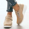 BeaYoo Comfy Elegant Orthopedic & Extremely Soft Shoes, Women's Breathable Lightweight Walking Sneakers, Correct Your Posture Balancing Feet (Khaki,9) view 2