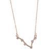 3Pcs Zodiac Gold Plated CZ Necklaces for Women Old English Necklace 12 Constellation Necklace Zodiac Sign Gifts for Women-Capricorn view 4