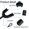 TOODOO 3 Pcs Youth Mouth Guard with Strap - Soft Mouthpiece for Lacrosse, Basketball, Martial Arts, Hockey (Black) view 3