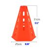 Agility Training Cone Hollowout Football Training Cone, Adjustable Height Agile Obstacle Cone, 25x31cm (Color : Style2, Size : 10pcs) view 2