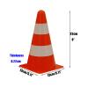 Agility Training Cone Reflective Plastic Sports Cone, Multifunctional Traffic Cone Windproof Road Cone, 23cm/9" view 2