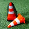 Agility Training Cone Reflective Plastic Sports Cone, Multifunctional Traffic Cone Windproof Road Cone, 23cm/9" view 3