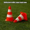 Agility Training Cone Reflective Plastic Sports Cone, Multifunctional Traffic Cone Windproof Road Cone, 23cm/9" view 4
