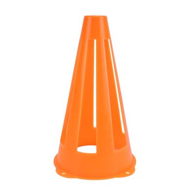 Agility Training Cone 23cm/9" Color Plastic Sports Cone, Windproof Football Marker Cone, Kindergarten Activity Cone (Color : Orange, Size : 20pcs)