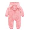 Digood Girls Hooded Coat Infant Newborn Baby Boys Bear Warm Thick Snowsuit Hooded Coat Jumpsuit Kids Cotton Outwear(Pink,6-12 Months) view 2