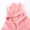 Digood Girls Hooded Coat Infant Newborn Baby Boys Bear Warm Thick Snowsuit Hooded Coat Jumpsuit Kids Cotton Outwear(Pink,6-12 Months) view 4