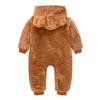Digood Girls Hooded Coat Infant Newborn Baby Boys Bear Warm Thick Snowsuit Hooded Coat Jumpsuit Kids Cotton Outwear(Brown,18-24 Months) view 2