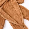 Digood Girls Hooded Coat Infant Newborn Baby Boys Bear Warm Thick Snowsuit Hooded Coat Jumpsuit Kids Cotton Outwear(Brown,18-24 Months) view 4