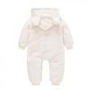 Girls Hooded Coat Infant Newborn Baby Boys Bear Warm Thick Snowsuit Hooded Coat Jumpsuit Windproof Outerwear(White,6-12 Months) view 2
