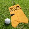 Get in The Hole Bitch Golf Ball Storage Bag Golf Club Gift Ball Pouch Sack Gag Gift (Get in The Hole BS) view 3
