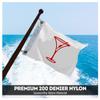 AGAS Cocktail Time Novelty Boat Flag - 12 x 18 inch - Double Sided Printed 200D Nylon - Solid Brass Eyelets Canvas Heading - Vivid Colors Fade Proof - Cocktail Time Funny Boat Nautical Flag view 2