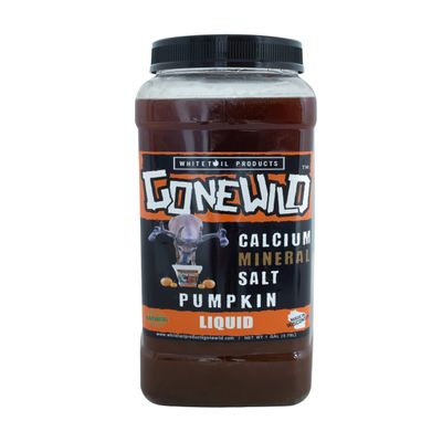 Whitetail Products Gone Wild, Pumpkin Calcium Mineral Salt, 1 Gallon, G0675