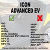 Xtreme Mats ICON Compatible, Full Coverage Golf Cart Floor Liner - Compatible with ICON Golf Carts (i20, i40) and Advanced EV (Gen1) - All Black view 3