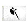 AGAS Battle Axe Novelty Boat Flag - 12 x 18 inch - Double Sided Double Sided Printed 200D Nylon - Solid Brass Eyelets Canvas Heading - Vivid Colors Fade Proof - Battle Axe Funny Boat Nautical Flag view 1