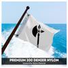 AGAS Battle Axe Novelty Boat Flag - 12 x 18 inch - Double Sided Double Sided Printed 200D Nylon - Solid Brass Eyelets Canvas Heading - Vivid Colors Fade Proof - Battle Axe Funny Boat Nautical Flag view 2