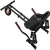 AlveyTech Deluxe Hoverboard Go-Kart Attachment Kit with Large Front Wheel & Suspension view 3