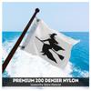 AGAS Witch Novelty Boat Flag - 12 x 18 inch - Double Sided Printed 200D Nylon - Solid Brass Eyelets Canvas Heading - Vivid Colors Fade Proof - Witch Funny Boat Nautical Flag view 2