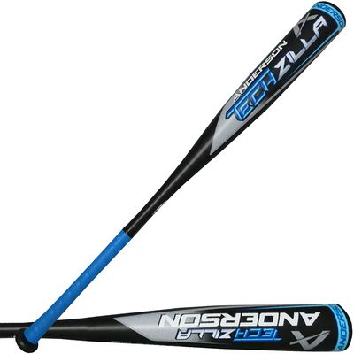 Anderson Techzilla USSSA Travel Ball Baseball Bat (-5) (-8) (-10) - 2  Barrel One-Piece Balanced 2022 Model (29"/21OZ)