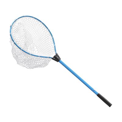 DYNWAVE Fishing Landing Nets Collapsible Telescopic Sturdy Pole Handle for Saltwater and Freshwater Extending to 37inches, Blue
