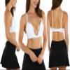 ToBeInStyle Women's Deep Plunge Convertible V Bra - White - 34B view 2