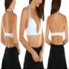 ToBeInStyle Women's Deep Plunge Convertible V Bra - White - 34B view 3