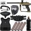 Action Village Kingman Spyder Xtra Light Gunner Paintball Gun Package Kit (Gloss Olive) view 1