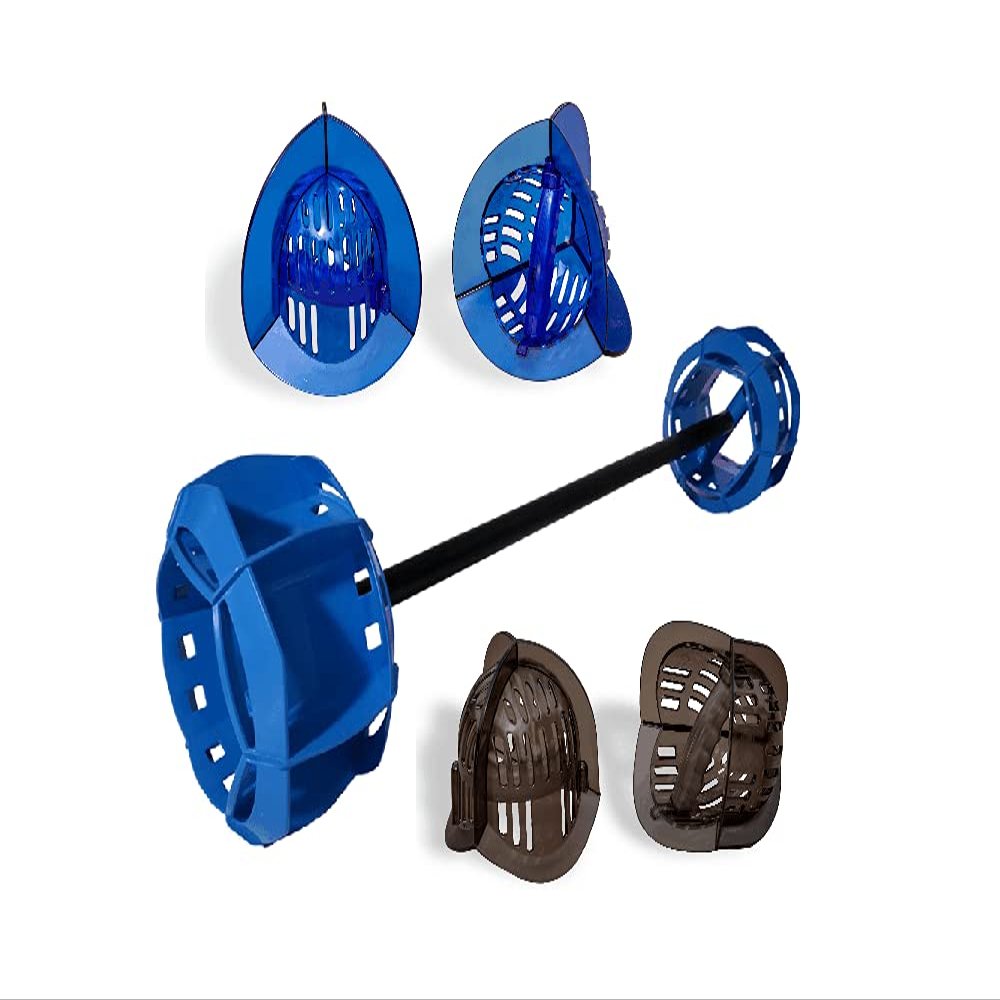 AquaLogix Men's Aquatic Exercise Equipment Bundle | Aquatic Barbell & Dumbbell Set | Water Resistance | Ben Bruno Training Guide